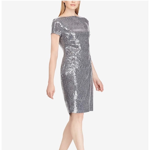🆕💗VDay Sale Ralph Lauren Sequin Metallic Dress